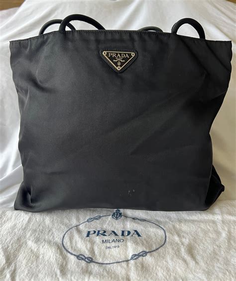 prada nylon mini tote|prada nylon tote vintage.